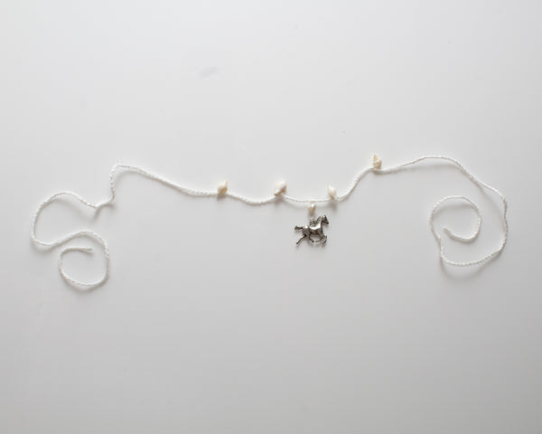 Appaloosa Necklace - White