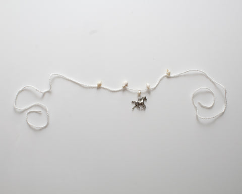 Appaloosa Necklace - White